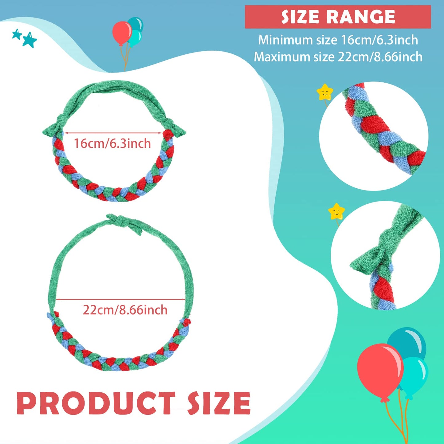 Braided Terry Cloth Chewers