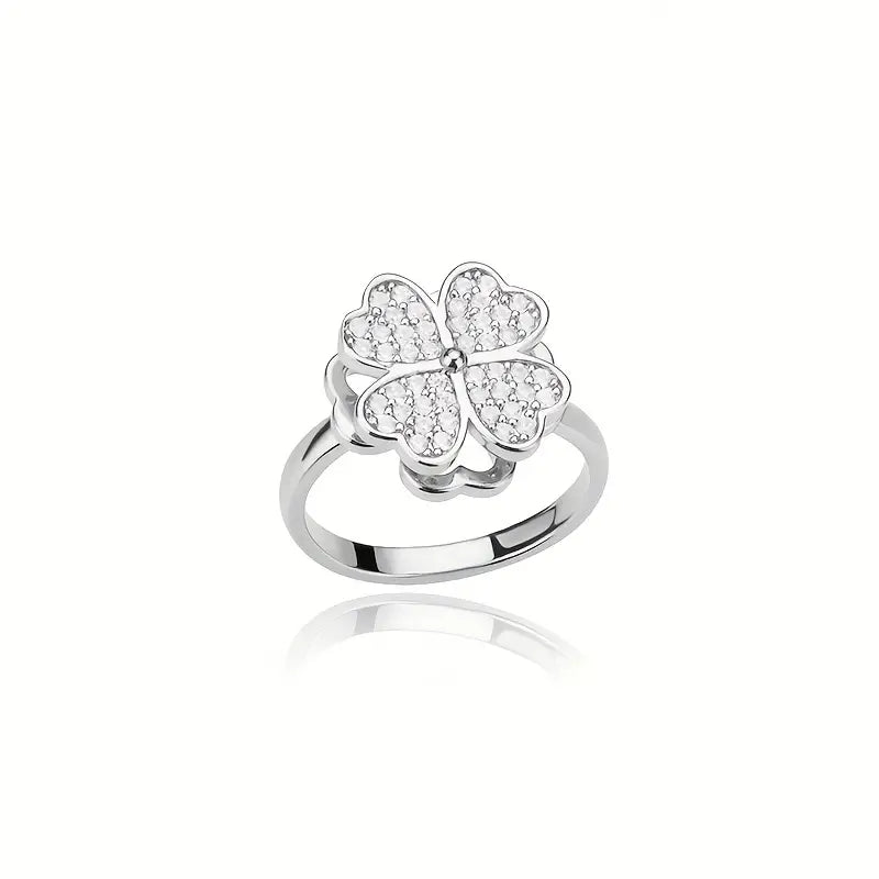 Flower Spin Fidget Ring