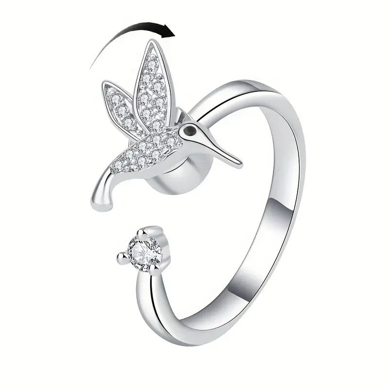 Humming Bird Fidget Ring
