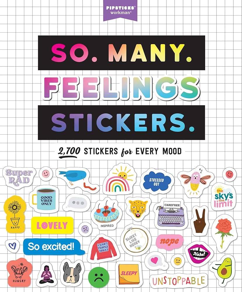So. Many. Feelings Sticker Book
