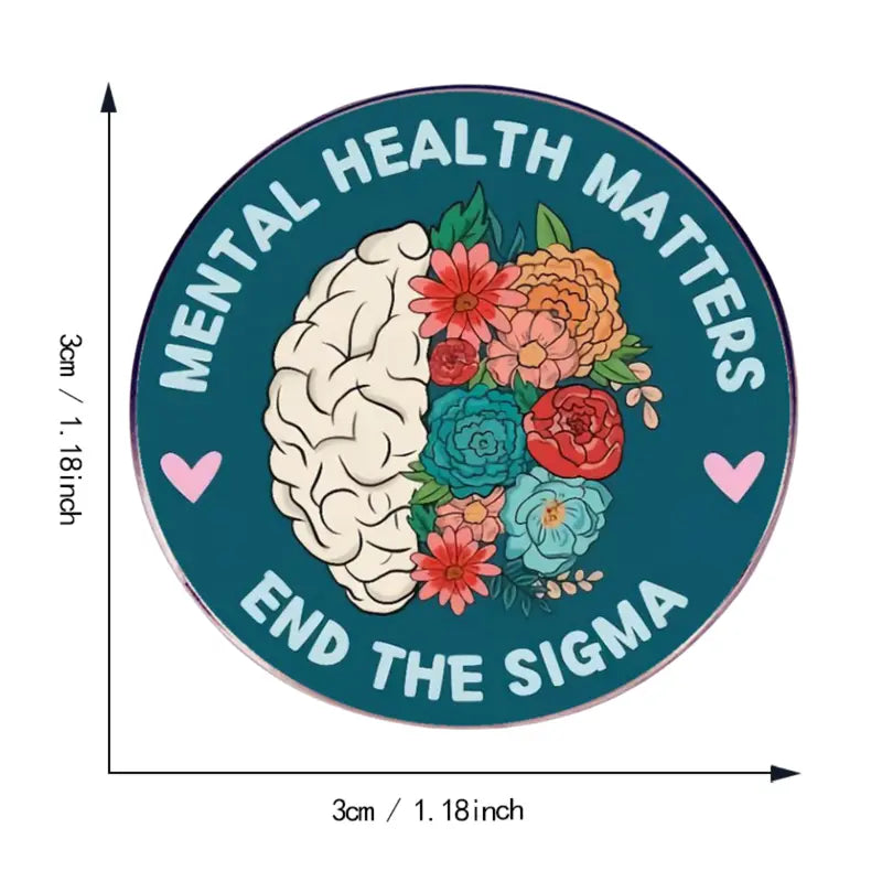 Mental Health Stigma Pin