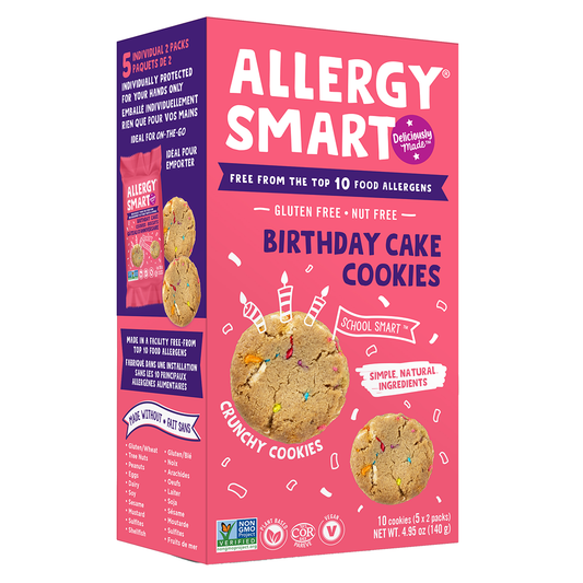 Allergy Smart Birthday Cake Cookies