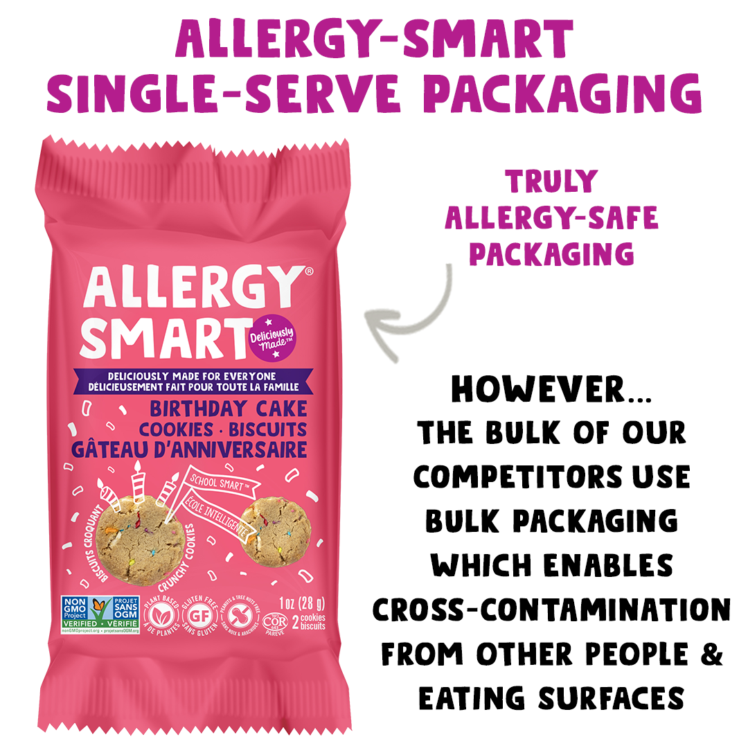 Allergy Smart Birthday Cake Cookies