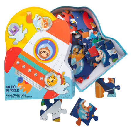 Space Adventure 48-Piece Foil Puzzle