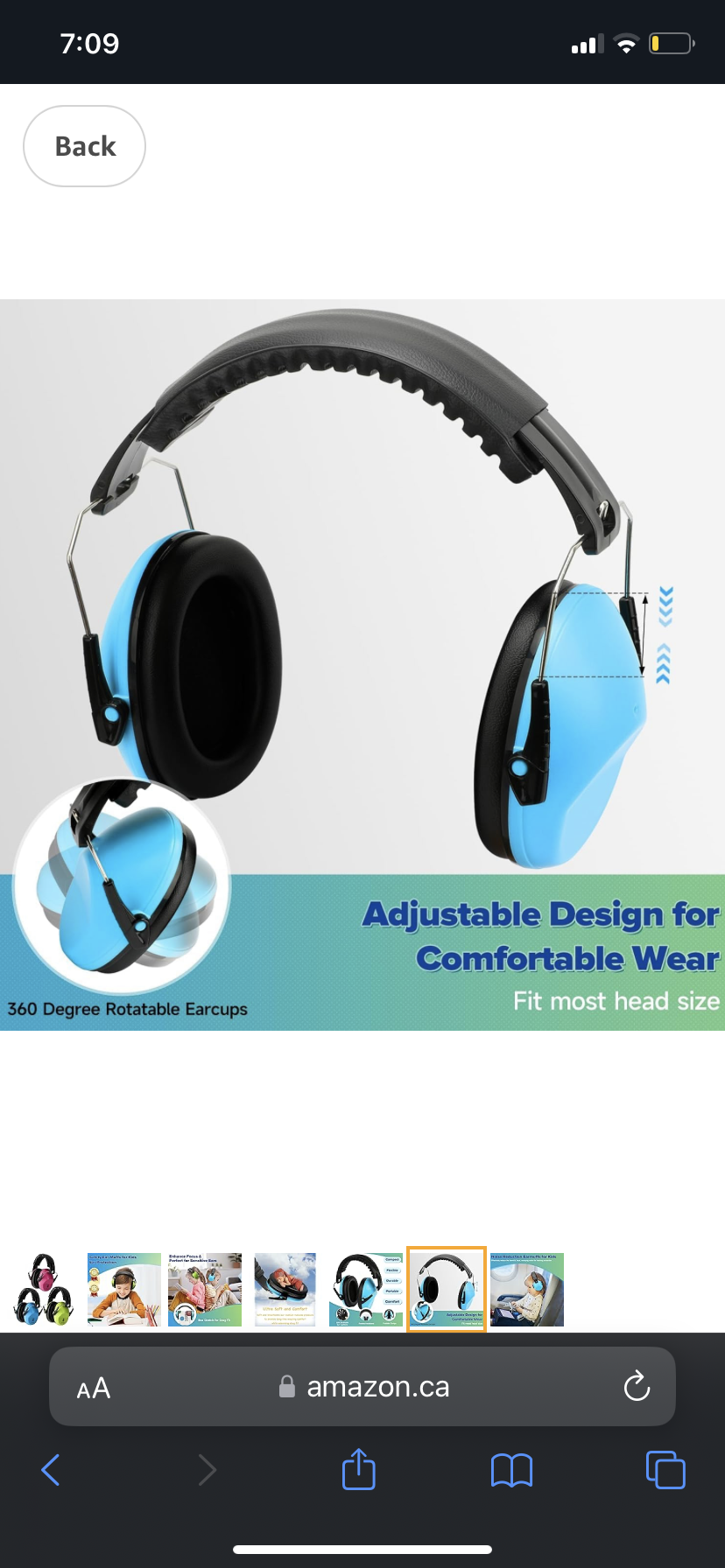 Kids Safety Earmuffs