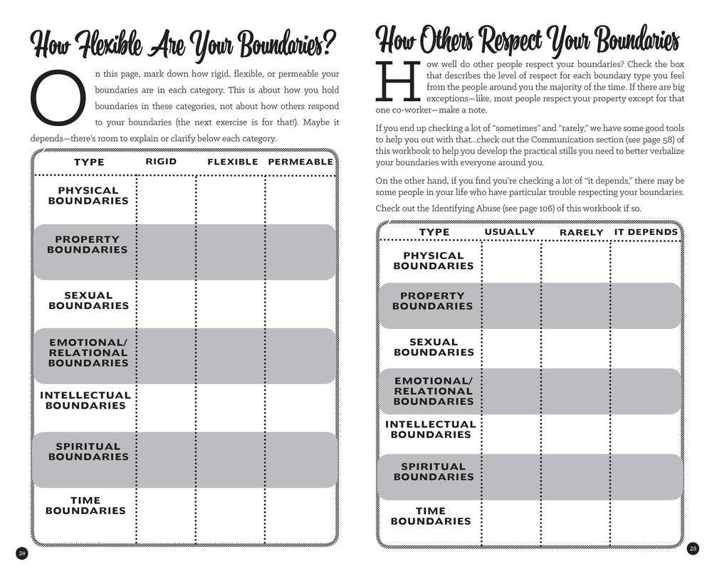 Unf*ck Your Boundaries Workbook