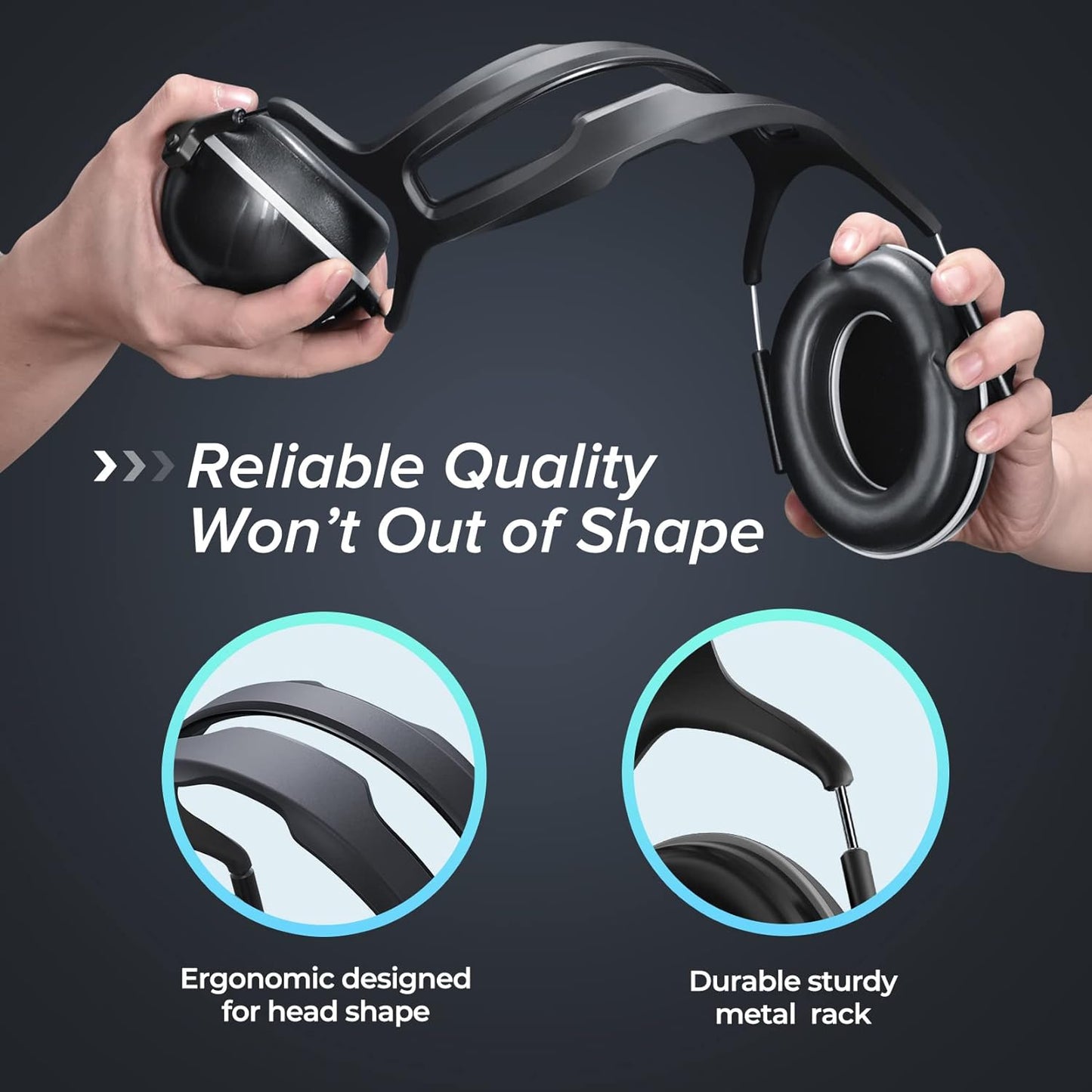 Adult Safety Noise Reducing Earmuffs