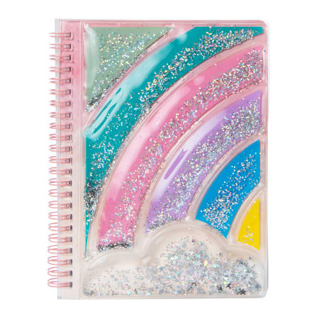 Glitter Flowing Journal