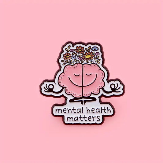Mental Health Matter Flower Pin