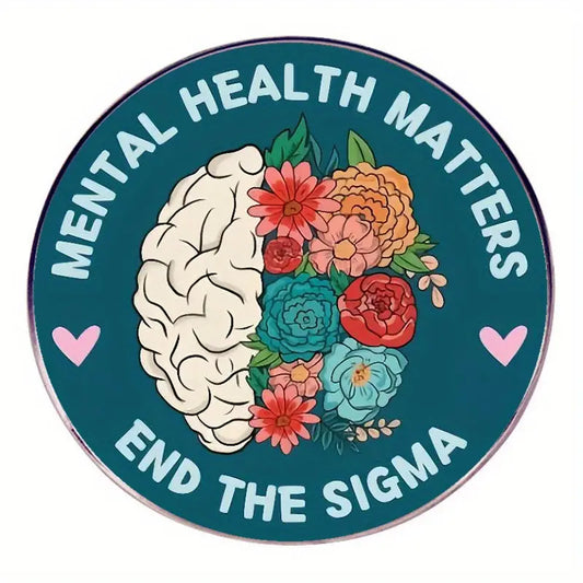 Mental Health Stigma Pin